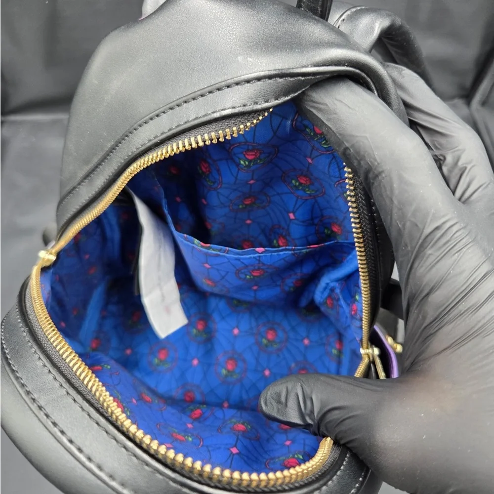 Loungefly Disney Castle Backpack with Multicolor Design - Picture 9 of 10